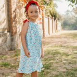 Koi Pond Shoulder Tie Dress