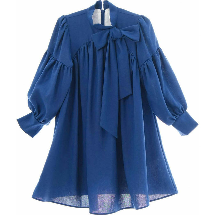 Talia dress (sapphire-blue)