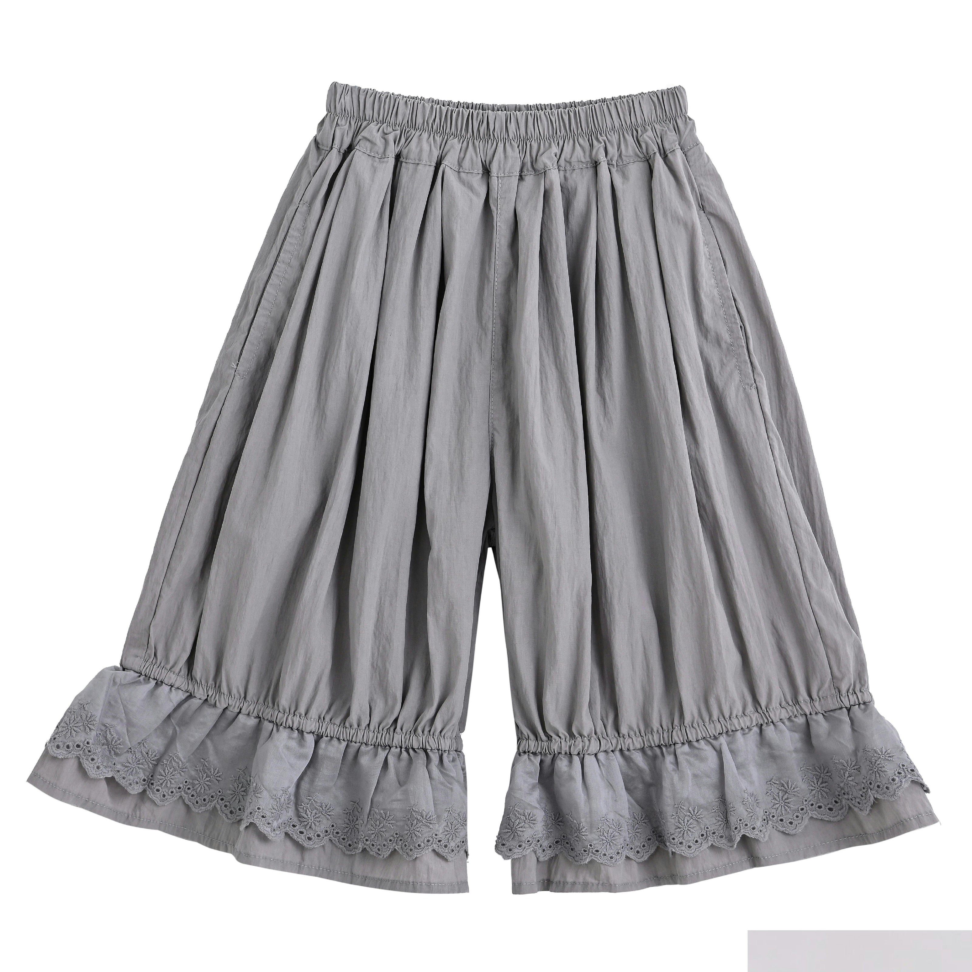 Grey Ruffled Short Set