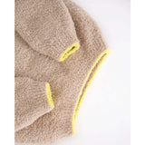 Boxy Piped Sweater