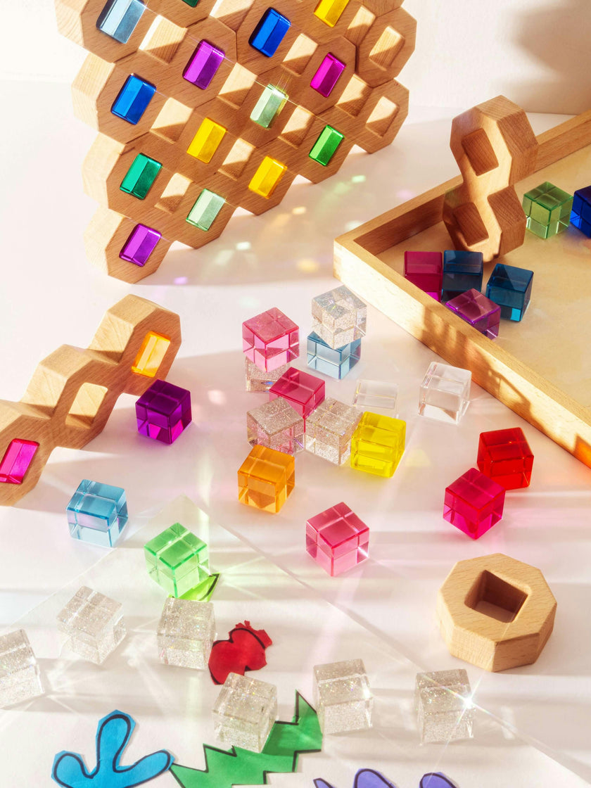 Cosmic Glitter Cubes