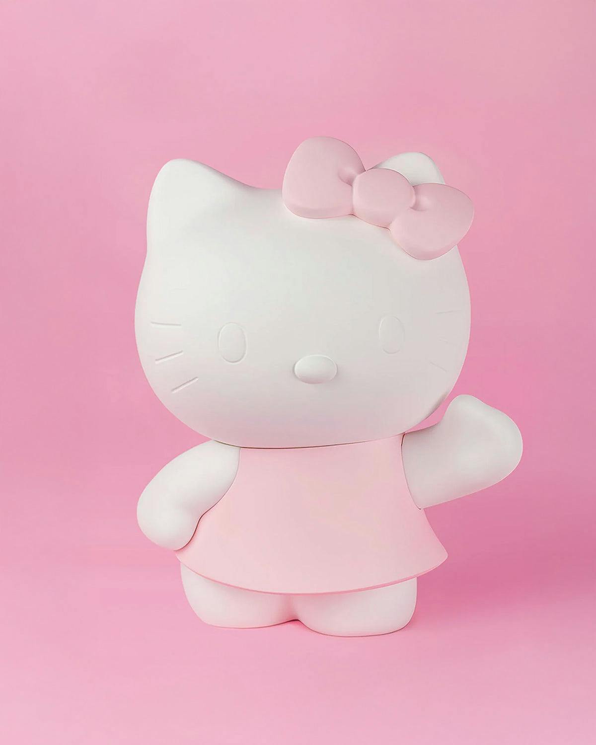 Hello Kitty ROBE Matt White & Pastel Pink Dress 10.5in
