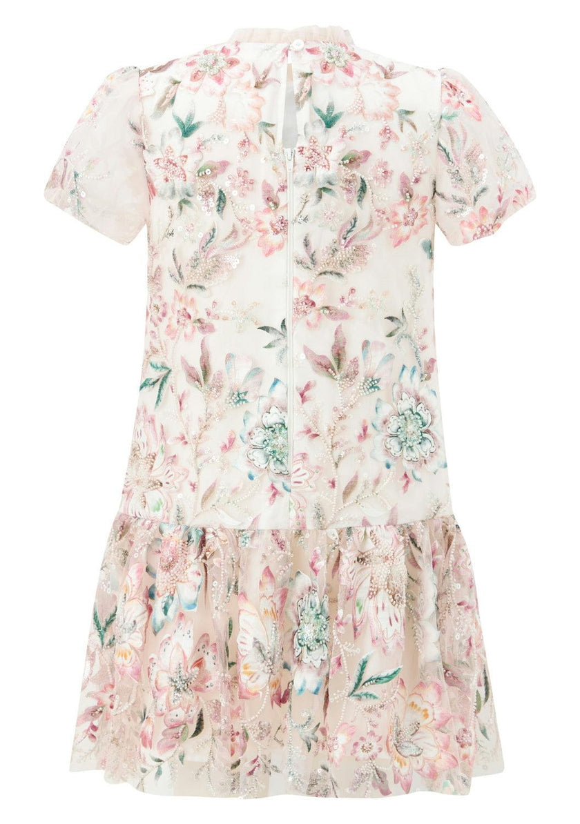 Veronica Embroidery Mini Dress