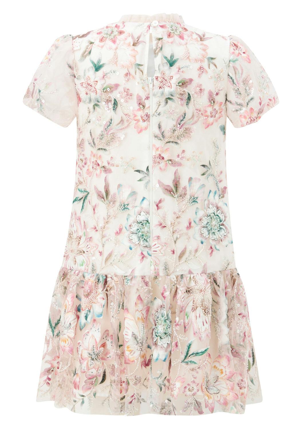 Veronica Embroidery Mini Dress