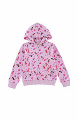 Soft Fleece Zip Up, Disco Cowgirl