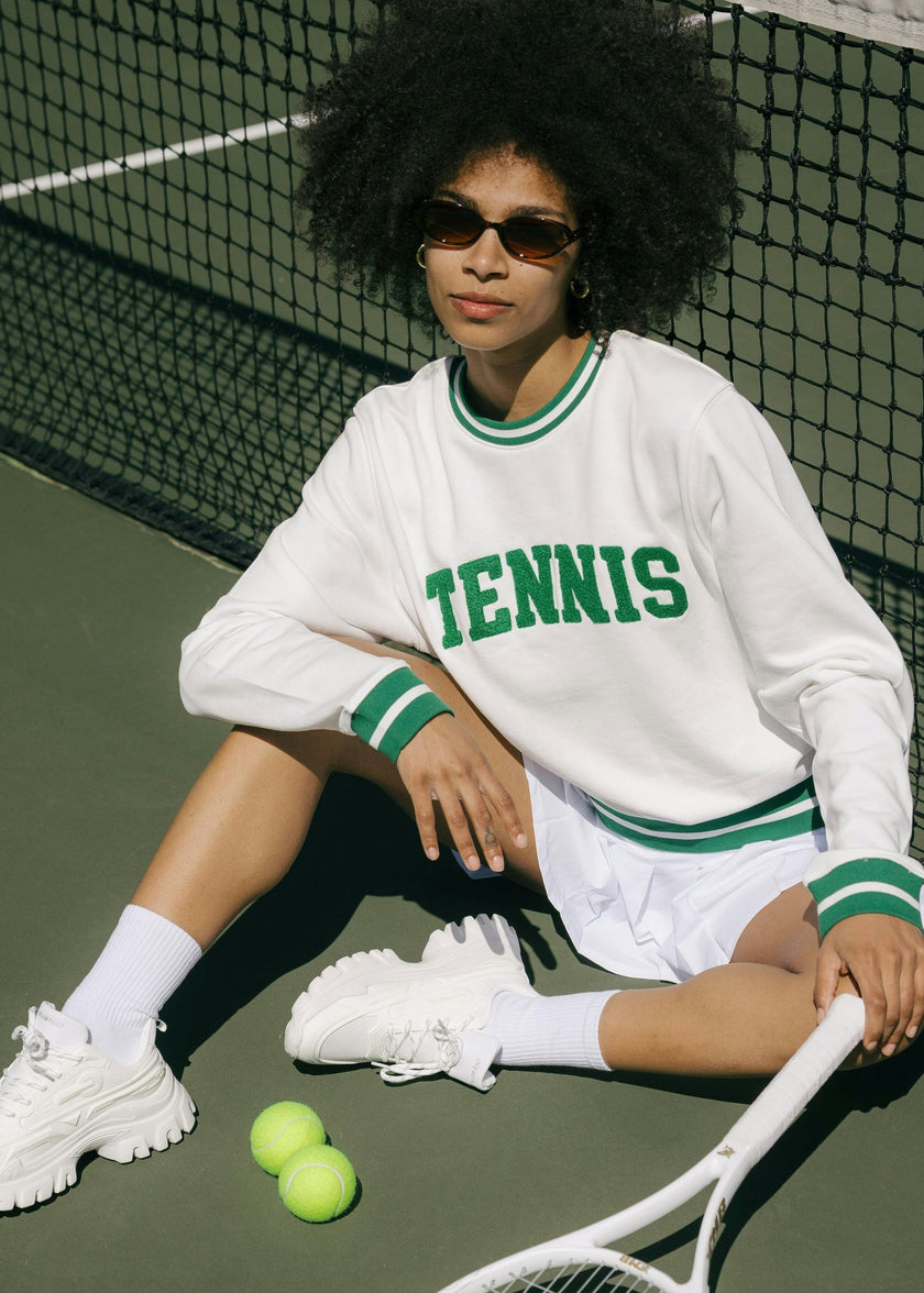 Elle Sweatshirt - Collegiate Tennis