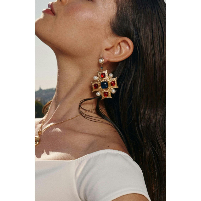 Byzantine King Earrings