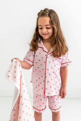 Cherries Pima Cotton Baby Blanket