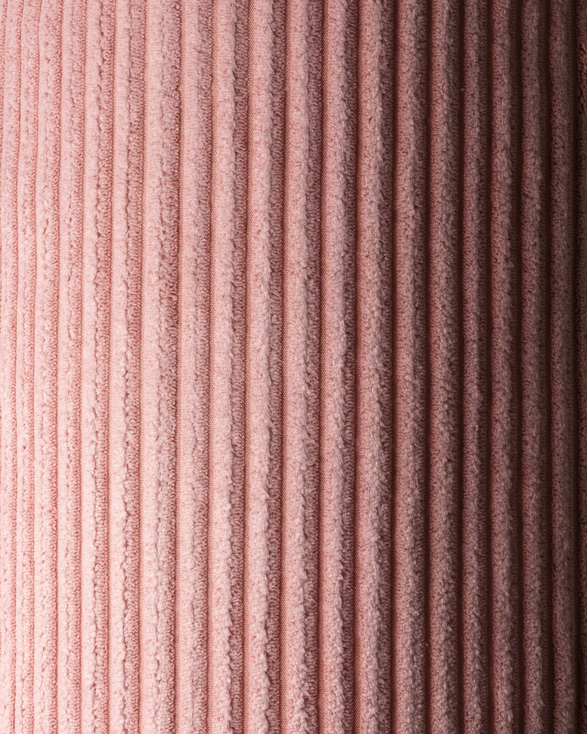 Pink Mousse Square Ottoman