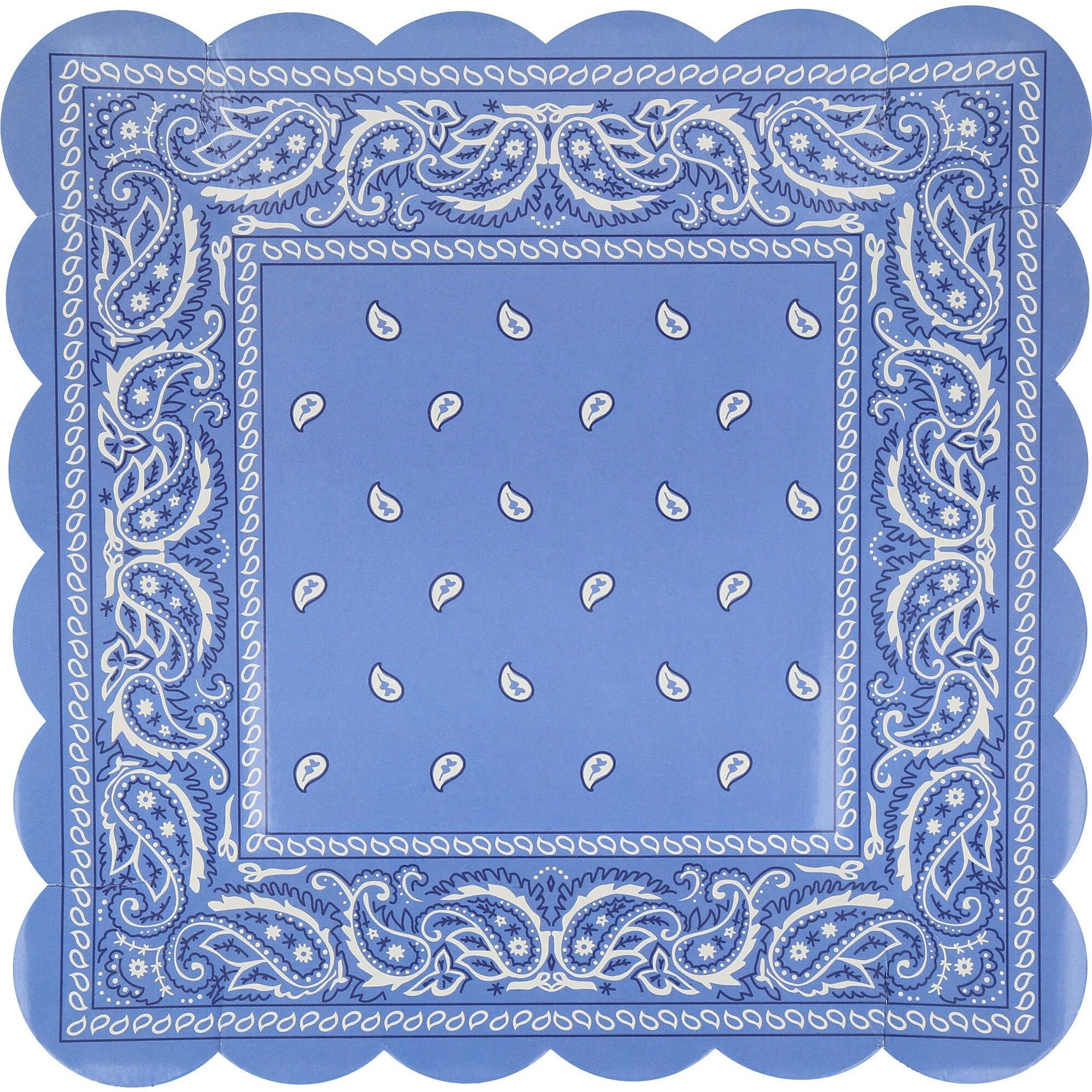 Western Bandana Square Plates