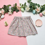 Liberty of London Girls Elasticated Skirt - Michelle pink
