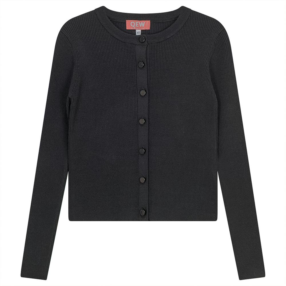 Cropped Knit Cardigan