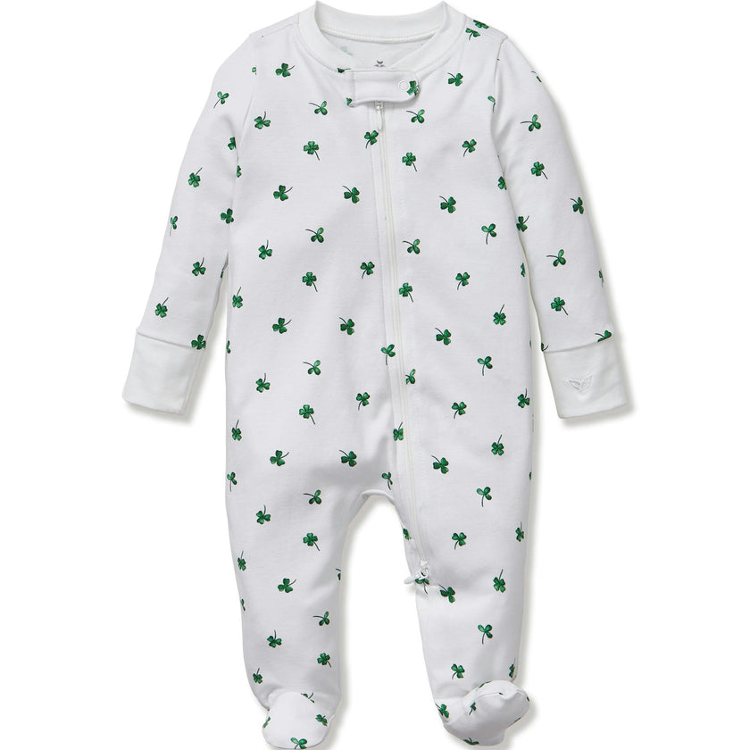 Baby's Pima Romper in Shamrocks