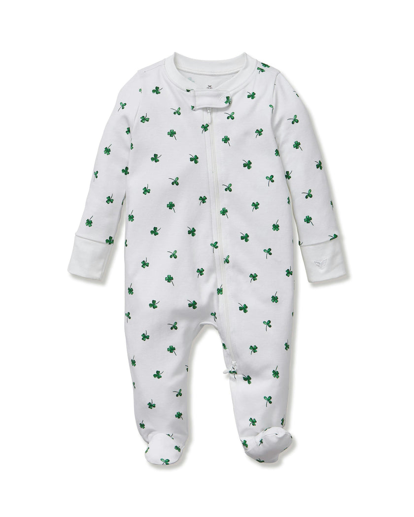 Baby's Pima Romper in Shamrocks