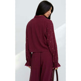 Penny Boxy Embroidered Shirt