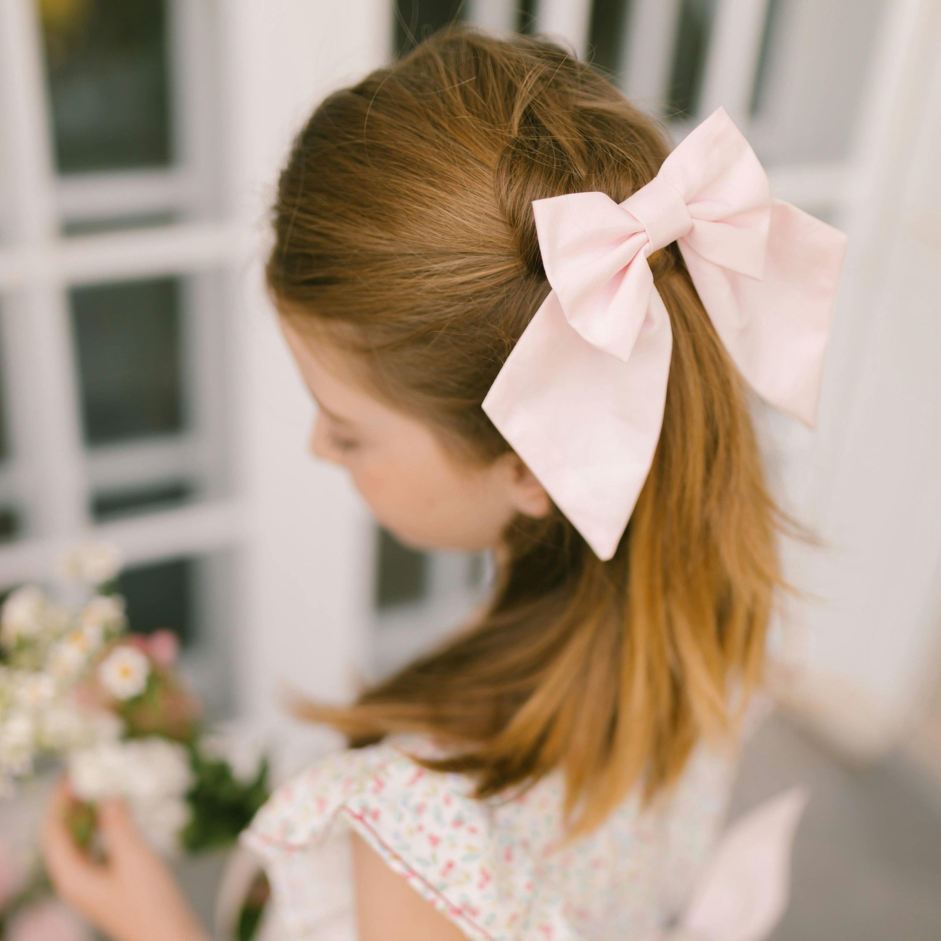 Alizee Cherry Pink Bow Hair Clip