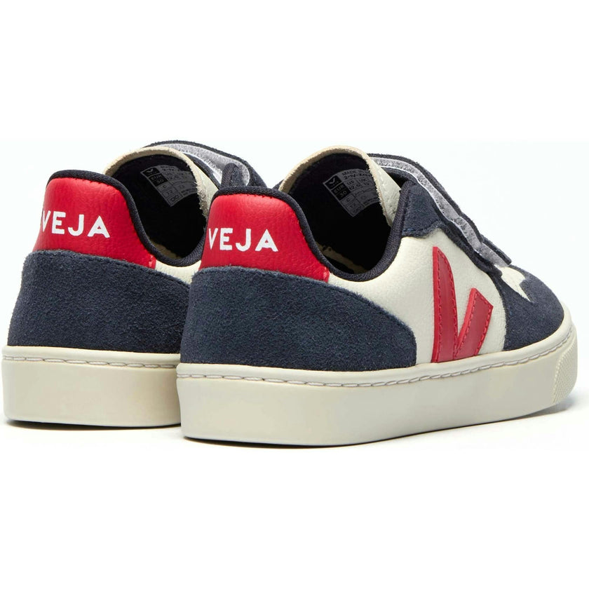 VEJA V-10 Chromefree Leather Sneakers - Nautical