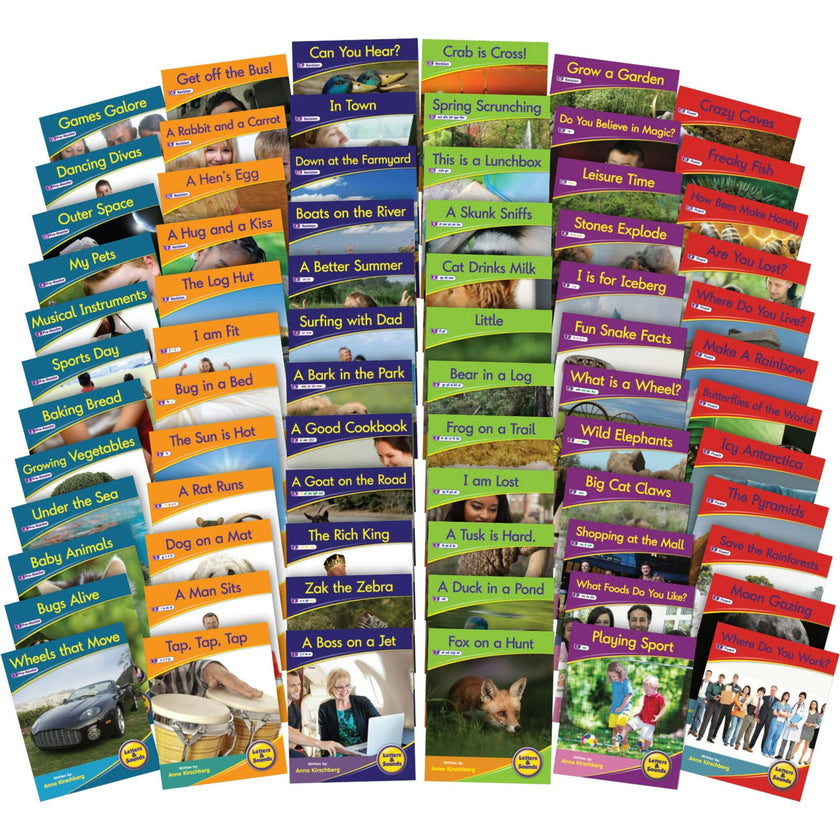 Letters and Sound Set 1 Non-Fiction Educatinal Learning Boxed Set