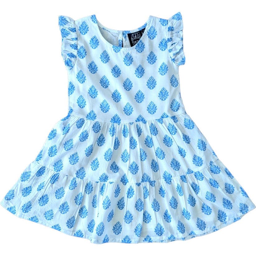Damask Summer Tier Dress