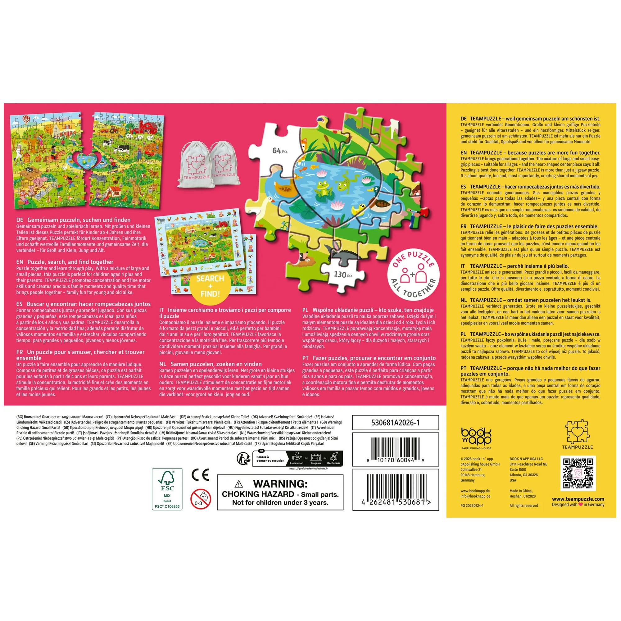 TeamPuzzle: On the Farm - 194pc