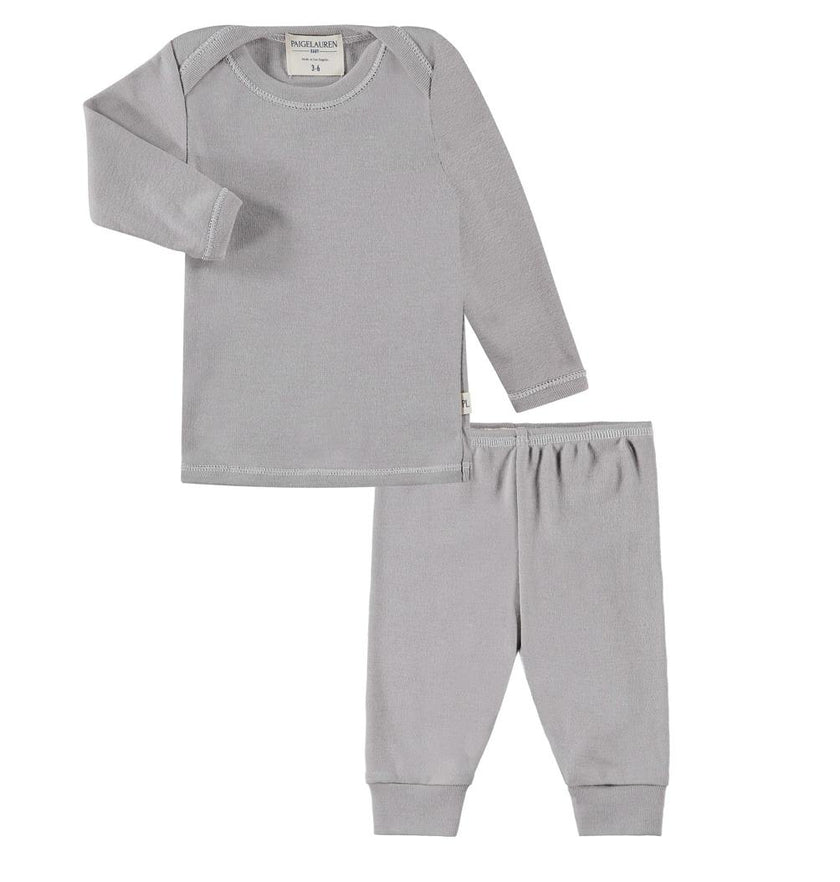 Rib Lap Tee and Legging Set