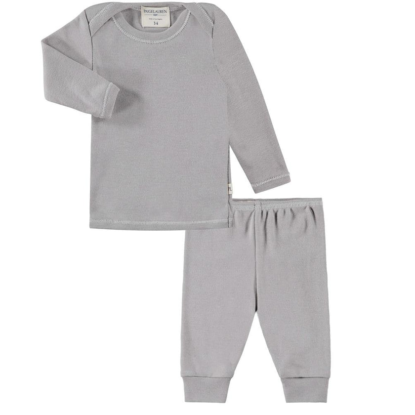 Rib Lap Tee and Legging Set