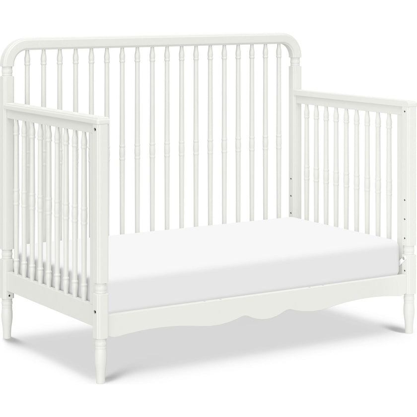 Liberty 4-in-1 Convertible Spindle Crib in Warm White