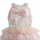 Light Pink Sylvette Sequin Tulle Dress