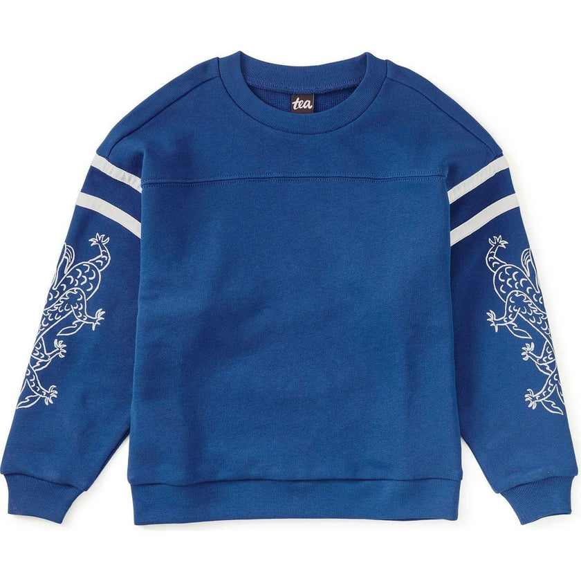 Sporty Sleeve Popover, Blue