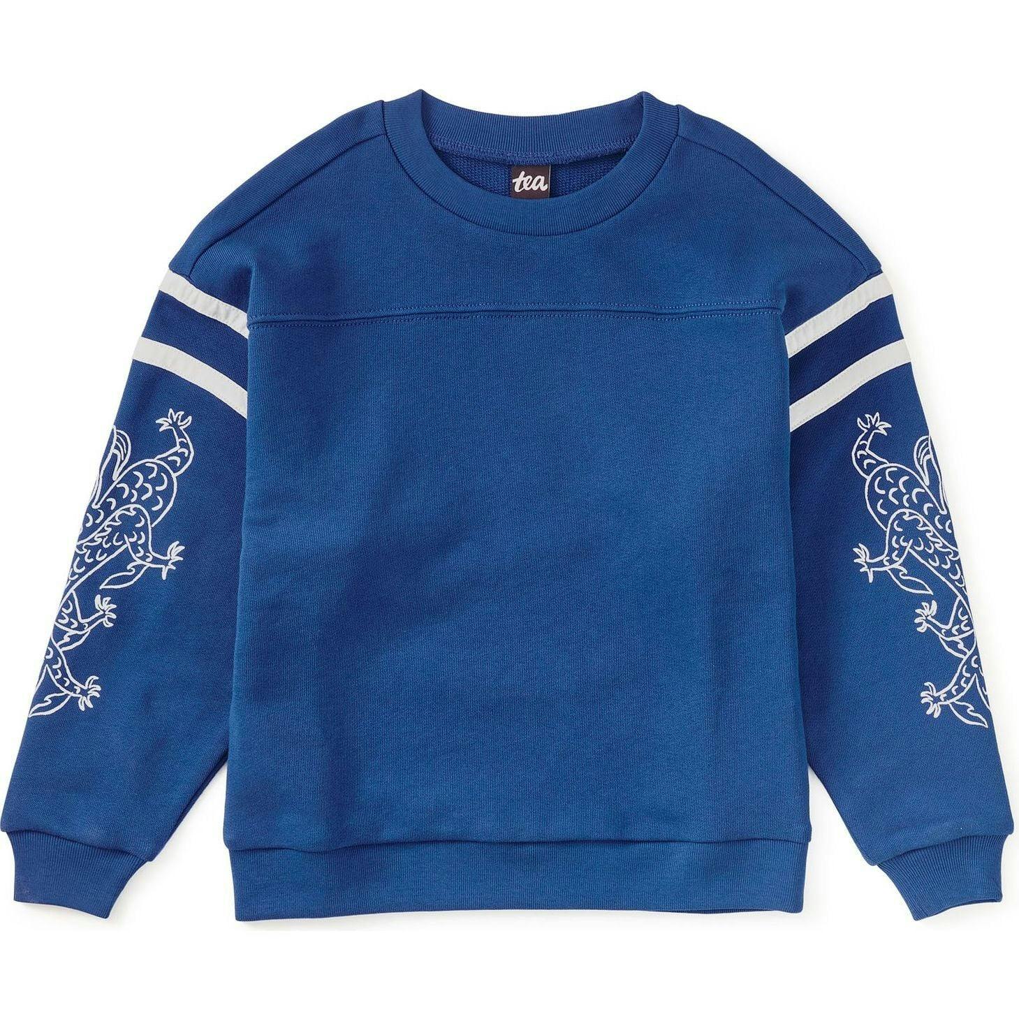 Sporty Sleeve Popover, Blue