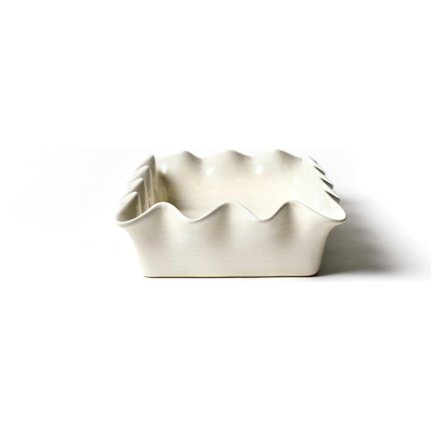 Signature White Ruffle Casserole