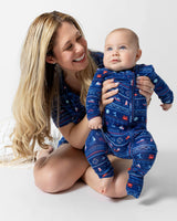 Sail Away Fair Isle Bamboo Convertible Footie