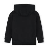 Black Loose-Fit Hoodie