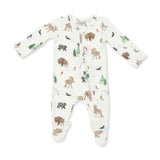 Northern Woodland Animals - 2 Way Zipper Footie