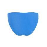 women's deep sea blue terry mid rise bikini bottom