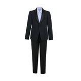 Navy Mason Single‑Button Blazer Suit Set