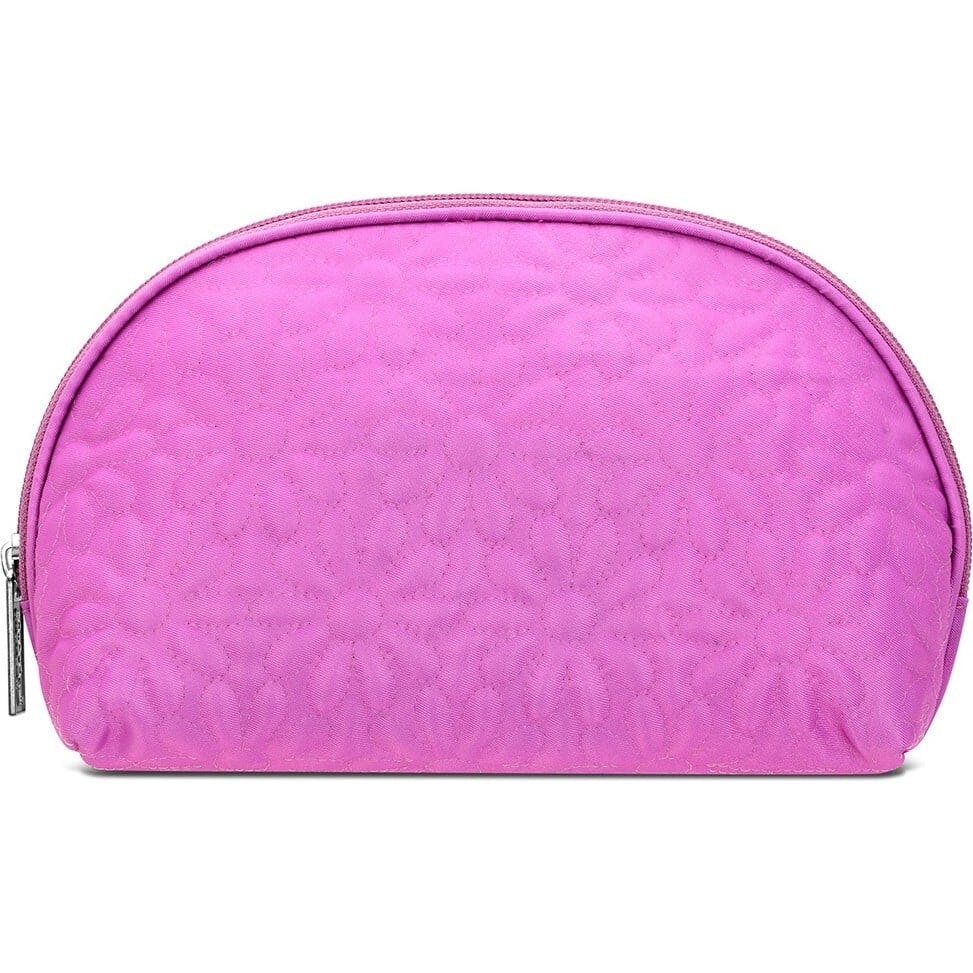 Puffy Flowers Oval Cosmetic Bag