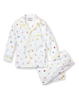 Kid's Twill Pajama Set in Birthday Wishes