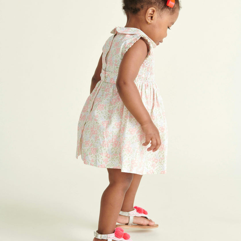 Hand-Smocked Baby Dress Tansy