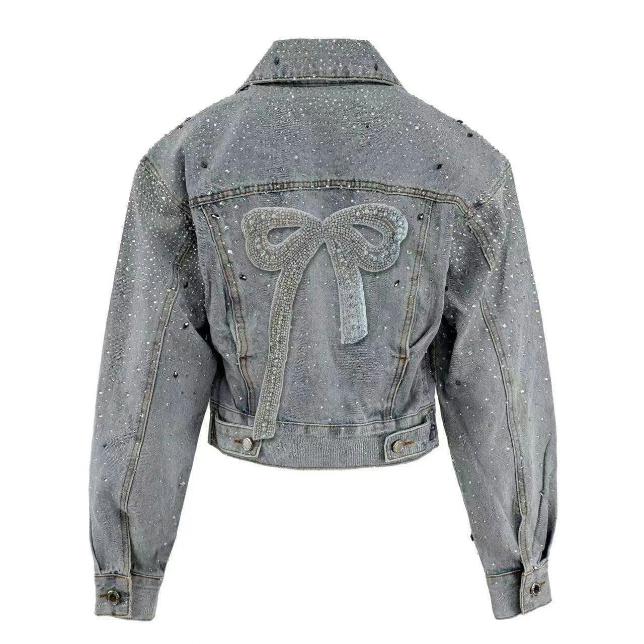 Women's Crystal Denim Jacket