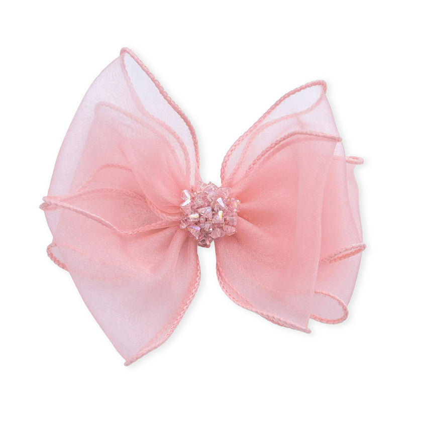 Multicolor Crystal Accent Bow Set