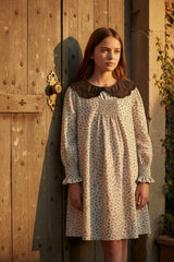 Eyelet Smocked Dress