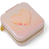 Girl's Sparking Sequin Heart Jewelry Box