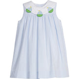 Bib Dress - Sailboats