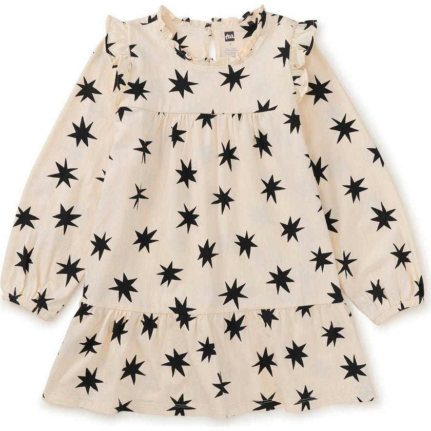 Poetic Ruffle Dress, Multi