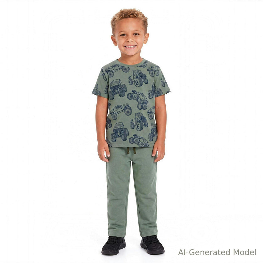 Boys Graphic Tee & Jogger Set | Monster Truck