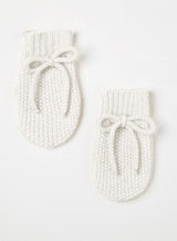 Baby Mittens in White