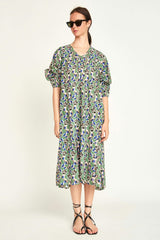 Belem Dress in Mint Orchid