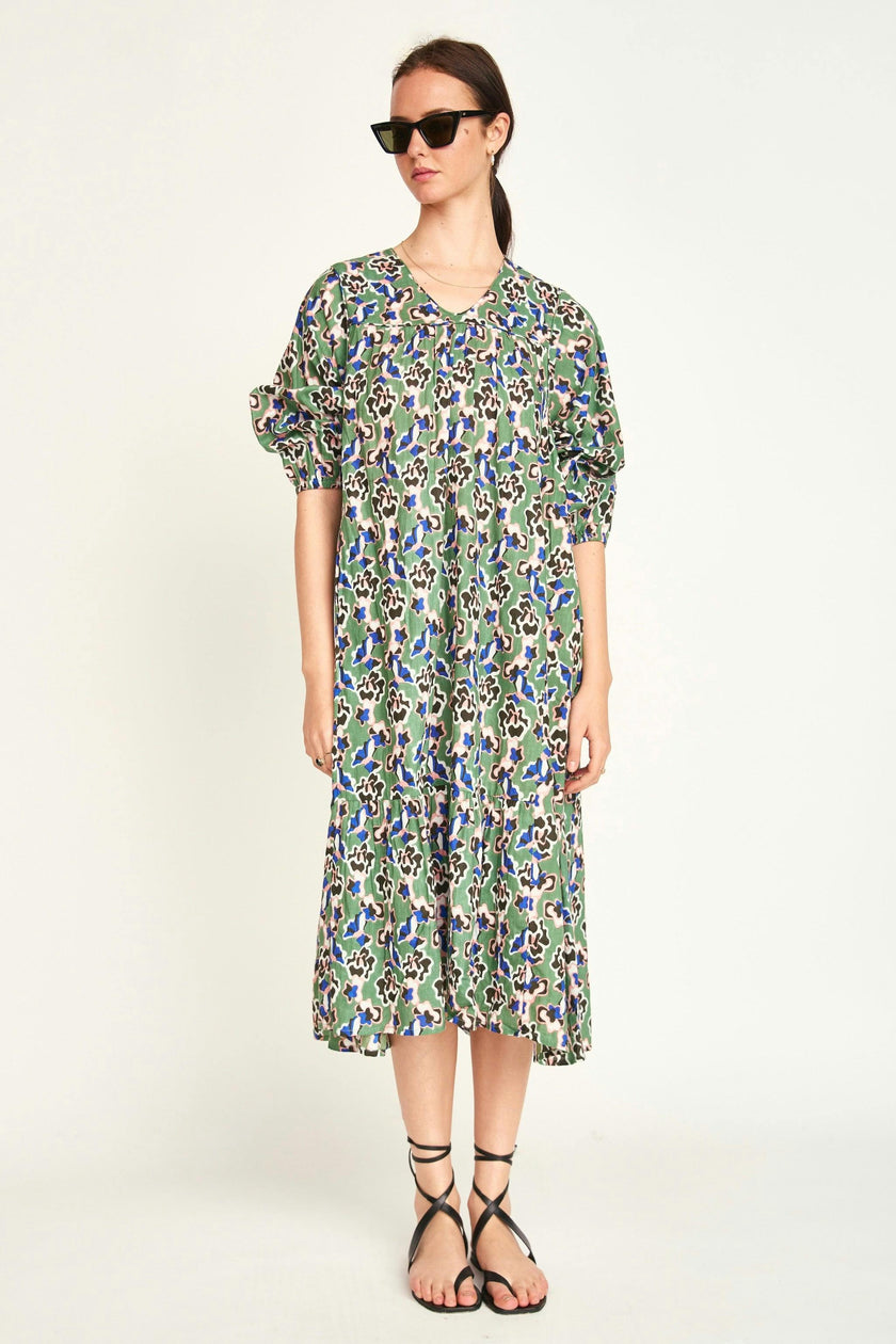 Belem Dress in Mint Orchid