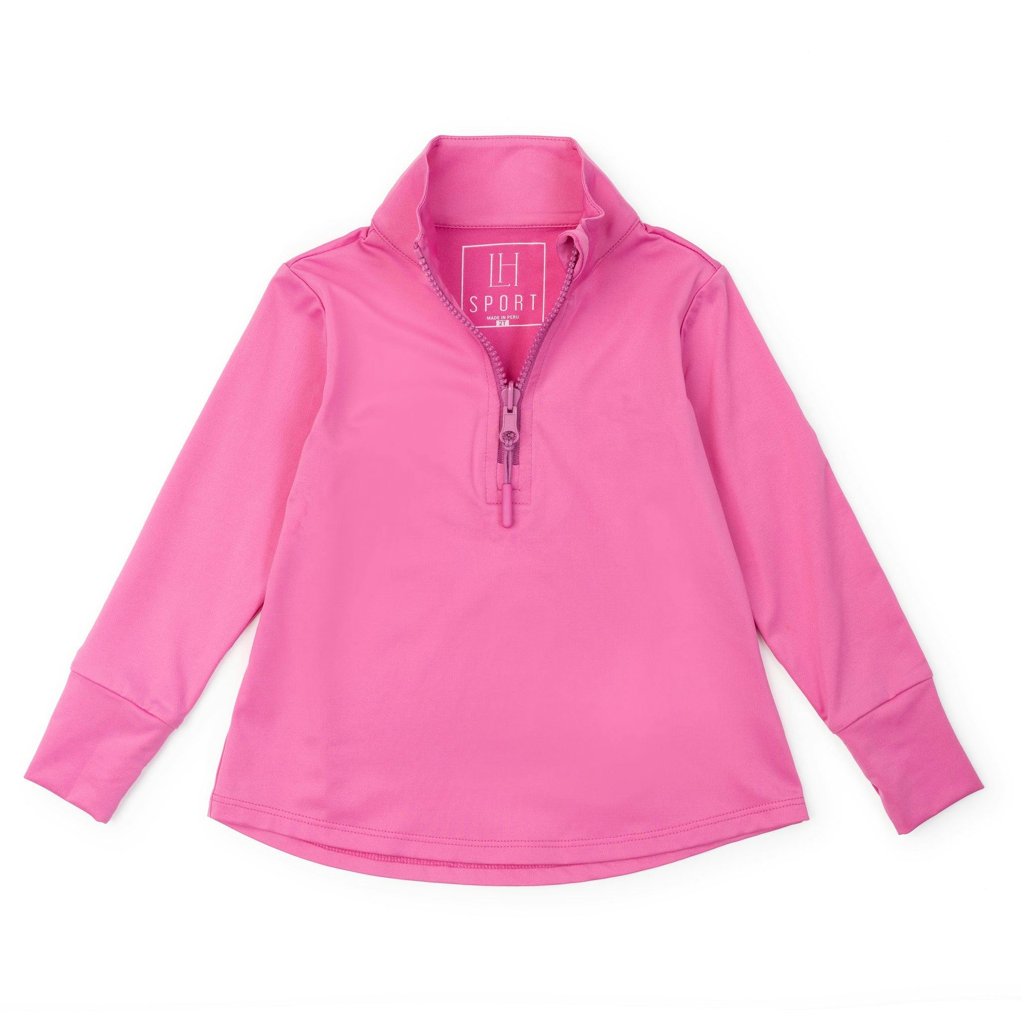 Blair Girls' Performance Pullover by LH Sport - Hot Pink